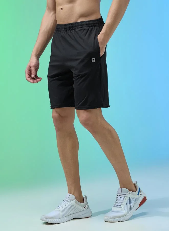 Technosport Men Melange Slim Fit  Sports Shorts with TECHNOLITE